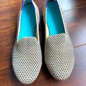 Rothy’s size 9 multi metallic loafers